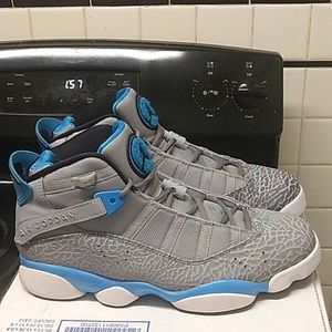 Air Jordan 6 rings (blue elephant) size 10